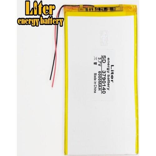 Large capacity 3.7 V tablet battery 6000 mah each brand tablet universal rechargeable lithium batteries 3790140
