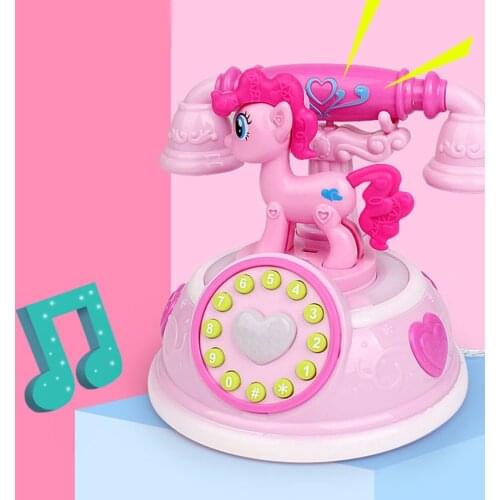 Childrens Simulation Telephone Toy Phone Early Education Story Machine Baby Cartoon Phone Telephone Toys For Kids Musical Toys