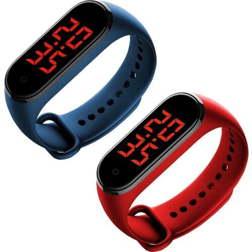 Body Temperature Smart Band LED Display Smart Bracelet Adjustable Wristband Touch Buttons Body Temperature Monitor for Adults