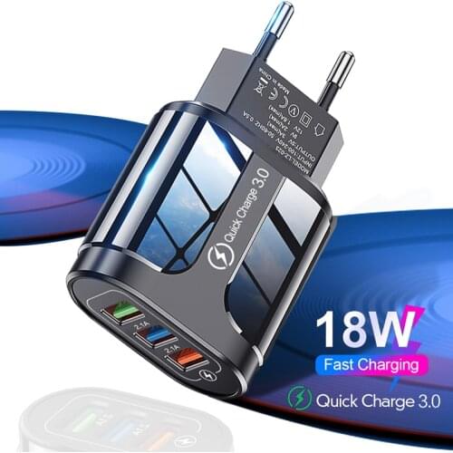 Usb fast charger quick charge QC3.0 universal wall mobile phone tablet chargers for iphone 11 samsung huawei charging charger