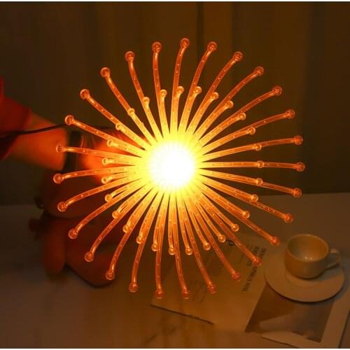 Dandelion Shape Starburst Lights Outdoor Garden Hanging Firework Light Decoration Yard Tree Christmas Lights Fairy Garland Light