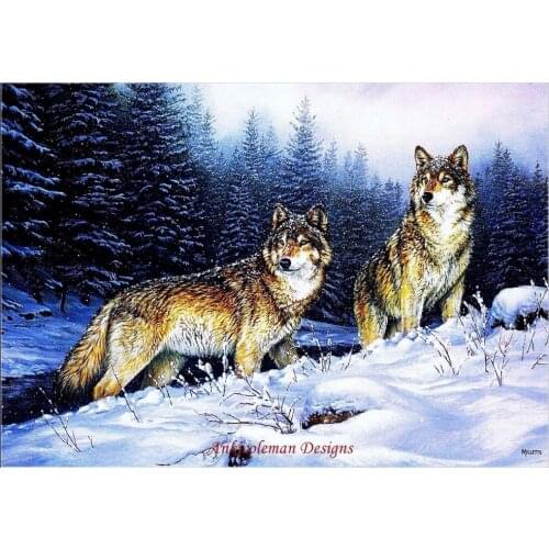 Embroidery Counted Cross Stitch Kits Needlework - Crafts 14 ct DMC Color DIY Arts Handmade Decor - Breaking Silence