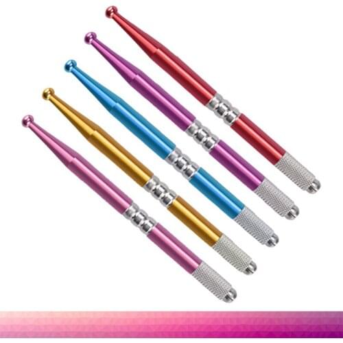 10pcs Tattoo Manual Pen Permanent Makeup Eyebrow Caneta Tebori Microblading Microblading Pen for 3D Embroidered Pen Machine