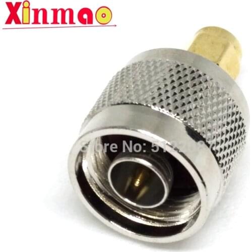 2PCS N Male Plug to SMA Male Plug Straight RF Coaxial Connector Adapter NJ-SMAJ N/SMA-JJ High Frequency Transfer SMA Adapter New