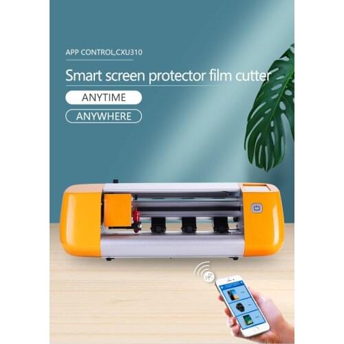 2022 CXU310 App control screen protective film cutter for mobile ,tablet ,watch
