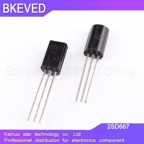 50PCS 2SD667 D667 TO-92L TO92 Plastic-Encapsulate Transistors