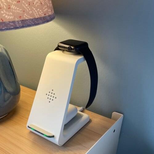 3 in 1 15W Qi Wireless Charger Stand for iPhone 13 12 11 Pro Max XR 8 Samsung S20 S10 Fast Charging Dock Station Phone Holder