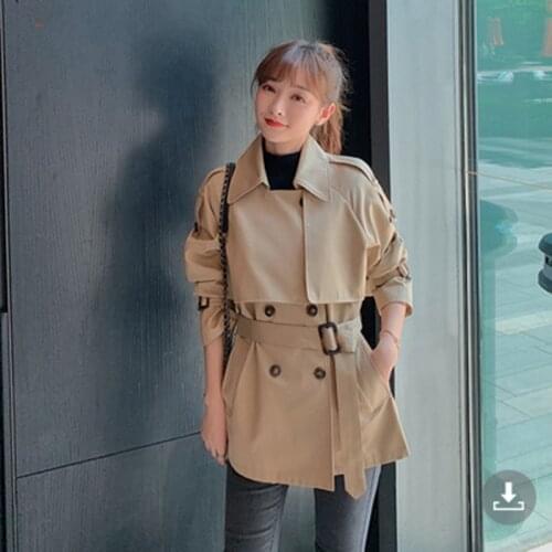 BULOCHOVA Women's Short Trench Coats
