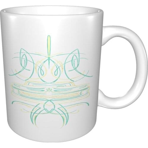 C10 Blue - Menke Pinstriping Popular Tagless Mug Coffee Cup Coffee Mug Betis Express Cup