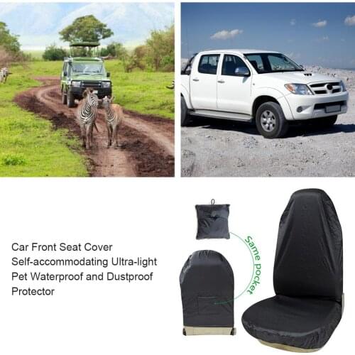 Front Car Seat Covers Pet Waterproof Dustproof Protector Universal For Most Car SUV Interior Accessories Car Seat Cushion Cover