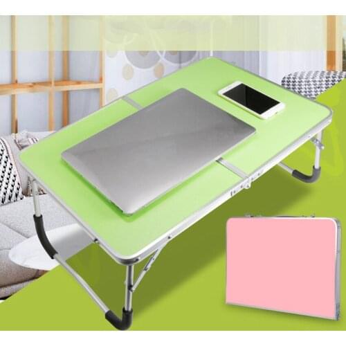 Double Folding Computer Table Notebook Stand Holder Bed Sofa Laptop Table Portable Study Table Writing Desk Home Furniture