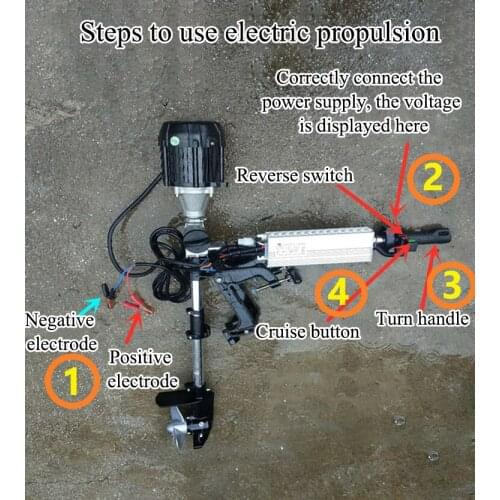 Electric boat propeller/Stern paddle machine/Kayak fishing boat motor/Underwater propeller/Underwater electric propeller