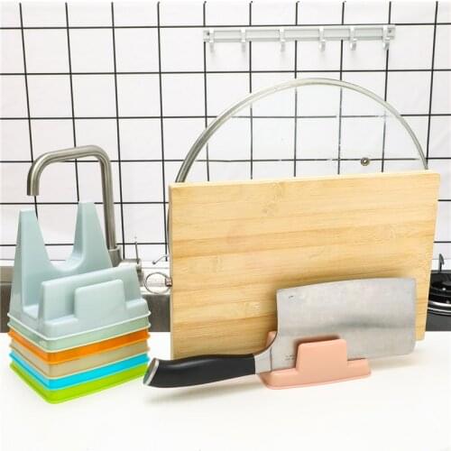 Kitchen Spoon Holders Fork Spatula Rack Shelf Organizer Plastic Rest Chopsticks Holder Non-Slip Spoons Kitchen Drain Utensil