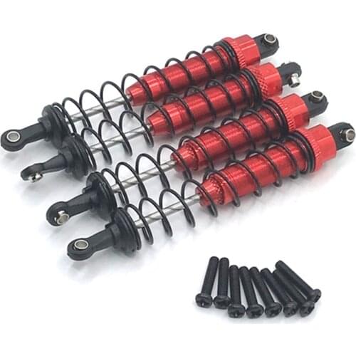 Metal Oil Filled Front & Rear Shock Absorber Damper for Wltoys 12402-A A323 12409 1/12 RC Car Upgrade Parts