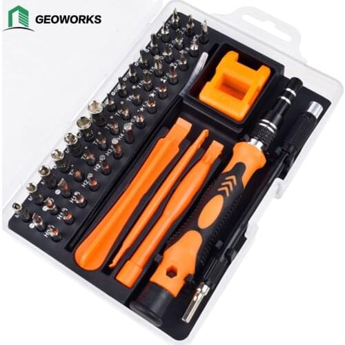 52 In 1 Screwdriver Set Precision Mini Magnetic Screwdriver Bits Kit Phone Computer Labtop Camera Maintenance Repair Tools