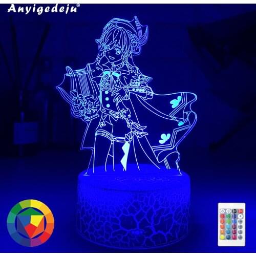 Newest Japanese 3d Lamps Anime Figure Nightlight Kids Child Girls Bedroom Decor Lights Manga Gifts Night Light Lamp In The A-452