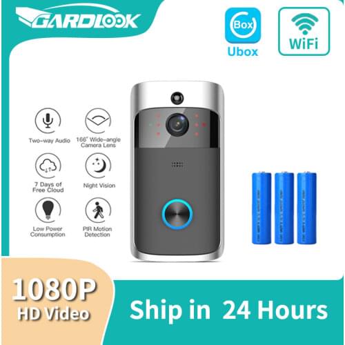 GARDLOOK Smart Camera Doorbell WiFi Cloud Storage APP Low Power Consumption Wireless Intercom Call For Apartments Door Bell Ring