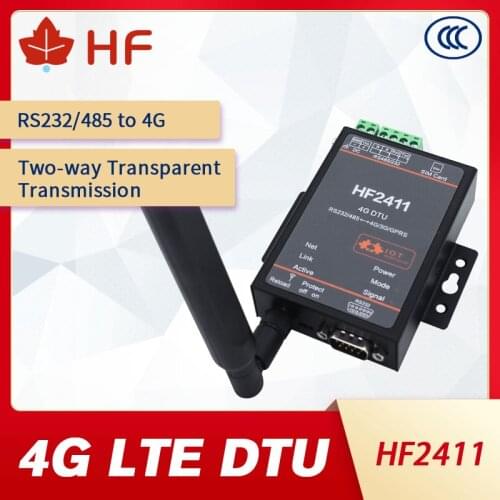 High Flying High Flying HF2411-GL Global 4G DTU Module Bidirectional Transparent 485/232 Wireless Data Transmission Equipment