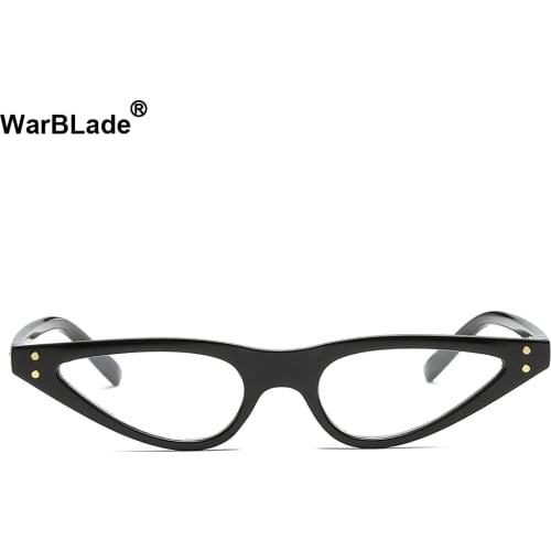 Women Vintage glasses clear lens optical Fashion Cat eye frames Slim leg light reading Glasses Oculos de grau feminino WarBLade