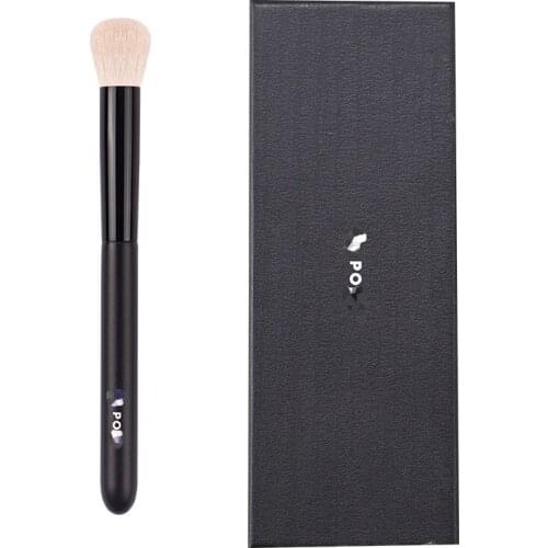 1 pc #11 Pro white Goat hair mix pony hair Makeup brushes Small Face Powder contour Blusher Make up brush wood handle with box