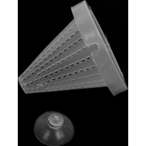 1Pc Plastic Tapered Aquarium Red Worm Feeding Feeder Funnel Cup Fish Food Tool