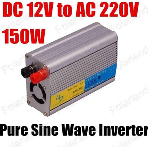 Pure Sine Wave Car Power Inverter 150W Power Voltage Coverter intelligent power inverter 12V DC To 220V AC 50hz USB port
