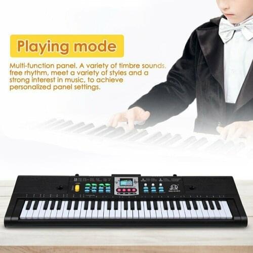61 Keys Digital Music Electronic Keyboard Key Board Electric Piano Kids Gift Kids Musical Instrument Play for Fun