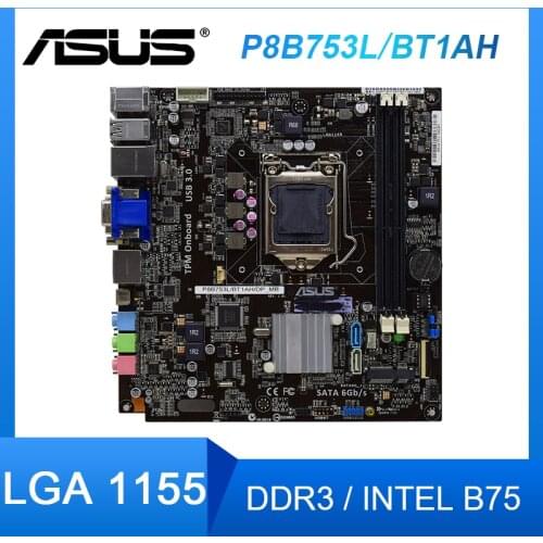 ASUS P8B753L/BT1AH/DP_MB B75 BT1AH PC Motherboard 1155-pin DC power supply Original Desktop Motherboards Kit