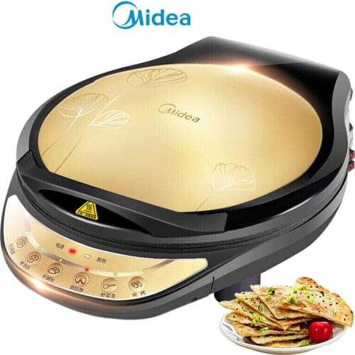 Midea Pancake Machine Electric Baking Pan Double-sided Suspension Heating Electric Tortilla Belgium Waffle Maker Waffle Iron