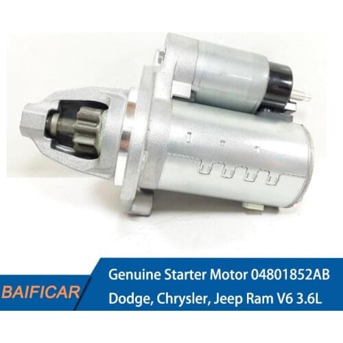 Baificar Brand New Genuine Starter Motor 04801852AB For Dodge, Chrysler 300C, Jeep Grand Cherokee , Wrangler and Ram V6 3.6L