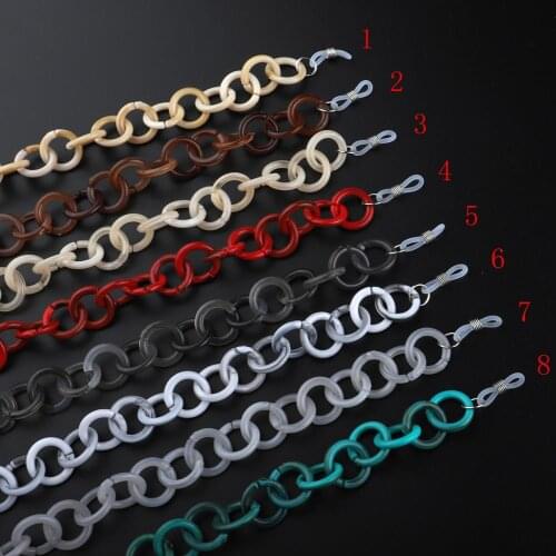 Originality of round shape Link Acrylic Sunglasses Chain Eyeglass Holder Hanging Neck Chain Eyeglasses chain