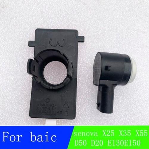 Front detection radar probe Rear reversing radar probe bracket base for BAIC E130E150 Senova D20D50X25X35X55
