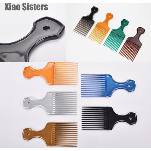 1Pc Wide Teeth Afro Hair Fork Comb Curly Massage Hairdressing Insert Brush Hair Styling Tool Styling comb Salon Supplies