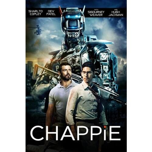 CHAPPIE Movie Art print Silk poster Home Wall Decor