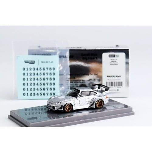 Tarmac Works 1:64 RWB 993 Silver Phantom SilverPig w/Decal China Exclusive