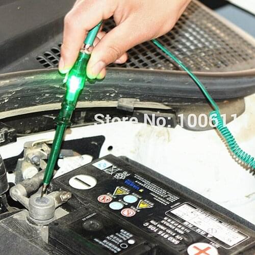 Car Circuit Tester DC 6V 12V 24V Voltage Auto Vehicle Gauge Test Light Measuring Pen DC Tester, Car Electric Pen