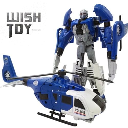 Helicopter Transformation Alloy Deformation Action Figure Robot Plane Model Vehicle Boys Kids Hot Toys Gifts