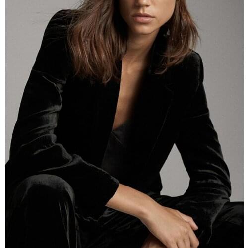 Женские бархатные пиджаки VNXIFM China At AliExpress