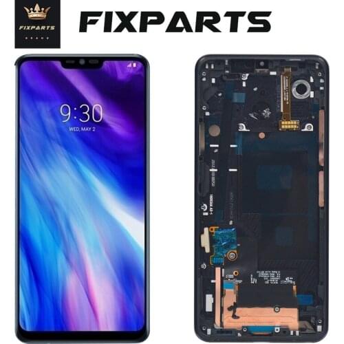 LCD For LG G7 ThinQ LCD With Bezel frame for LG G7 G710EMW 6.1" LCD DISPLAY+TOUCH SCREEN DIGITIZER ASSEMBLY Free Shipping Good
