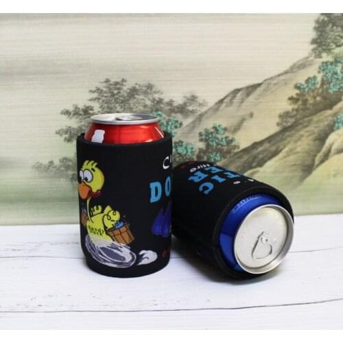 100pcs/lot Print Your Design Personalised Stubby Holders Promotional Wedding Gift Customize Sublimated Coolers Beer Can Cover