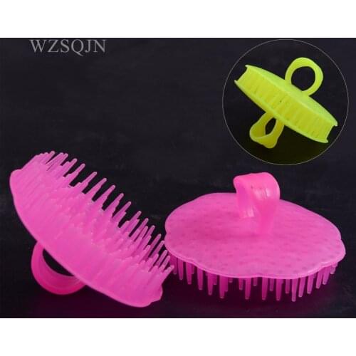 2Pcs Pro Salon Hair Styling Tools Hair Scalp Massage Comb Hair Shampoo Washing Exfoliation Hairbrush Hairdressing Cleaning Tools