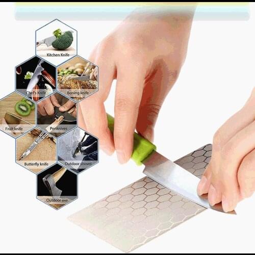 Diamond Sharpening Stone Kitchen Knife Sharpener Honeycomb Sharpener Blade Woodworking Garden Tool Sharpener Tool Whetstone