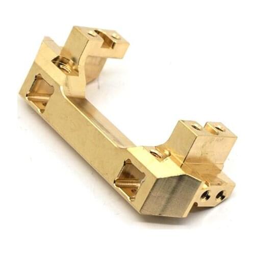 Front Bumper Base Brass Servo Fixing Bracket Spare Parts For TRX4 T4 1/10 RC Crawler Car Model