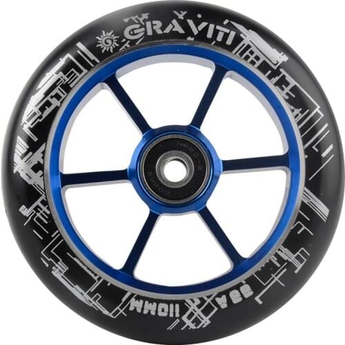 Free Shipping 110 mm stunt scooter ,pro scooter wheels with Alu core