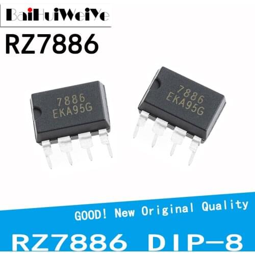 10Pcs/Lot RZ7886 7886 Z7886 Upright DIP8 Large Current Motor Drive Chip Can Be Up To 13 A Used In Electric Toys