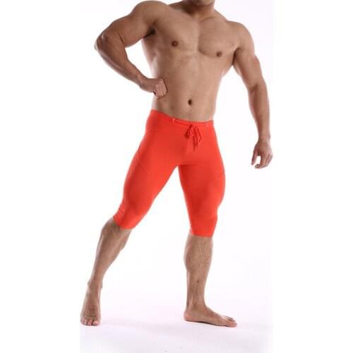 Men Sport Sexy Mesh Tights Leggings Compression Pants Breathable Fitness Running Workout Training Leggins