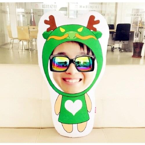 New Hot Photo customization Chinese Zodiac Cushion Dolls Stuffed Animal Pillow Christmas Decorative Creative Birthday Gift