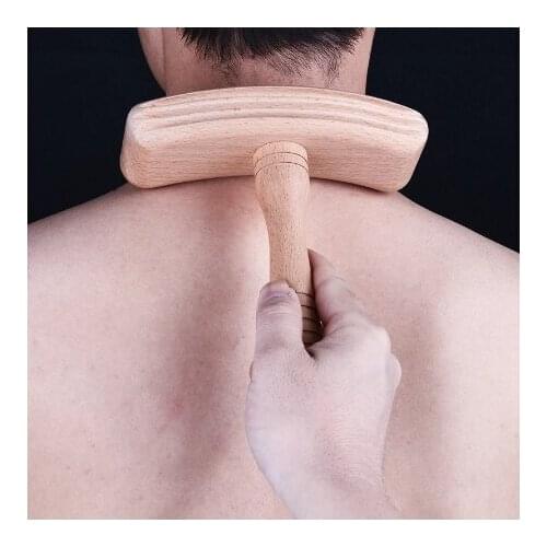 New Wooden Guasha Massage Scraper Pressure Therapy Acupoint Massager Full Body Relax Health Care Handle Massage Scrap Stick