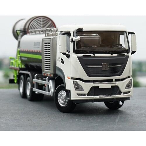 Original Factory Authentic 1:38 Zoomlion Dongfeng Environmental Dust Suppression Truck Model, Zoomlion Clean Dust Truck Model To