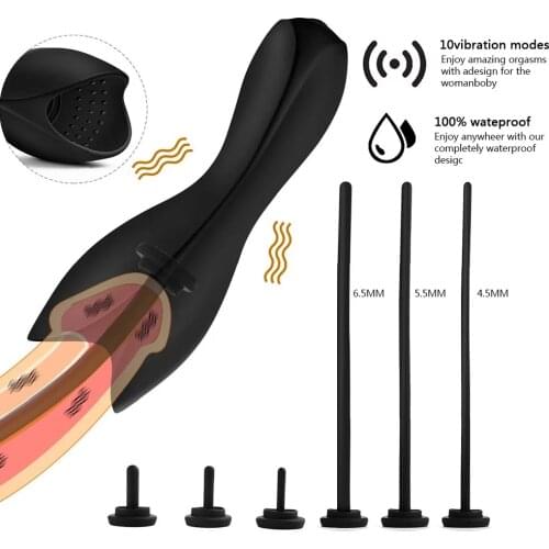 Penis Plug Penis Pump Vibrator Urethra Expansion Stimulator Penis Training Massager Masturbation Device Adult Sex Toys For Man